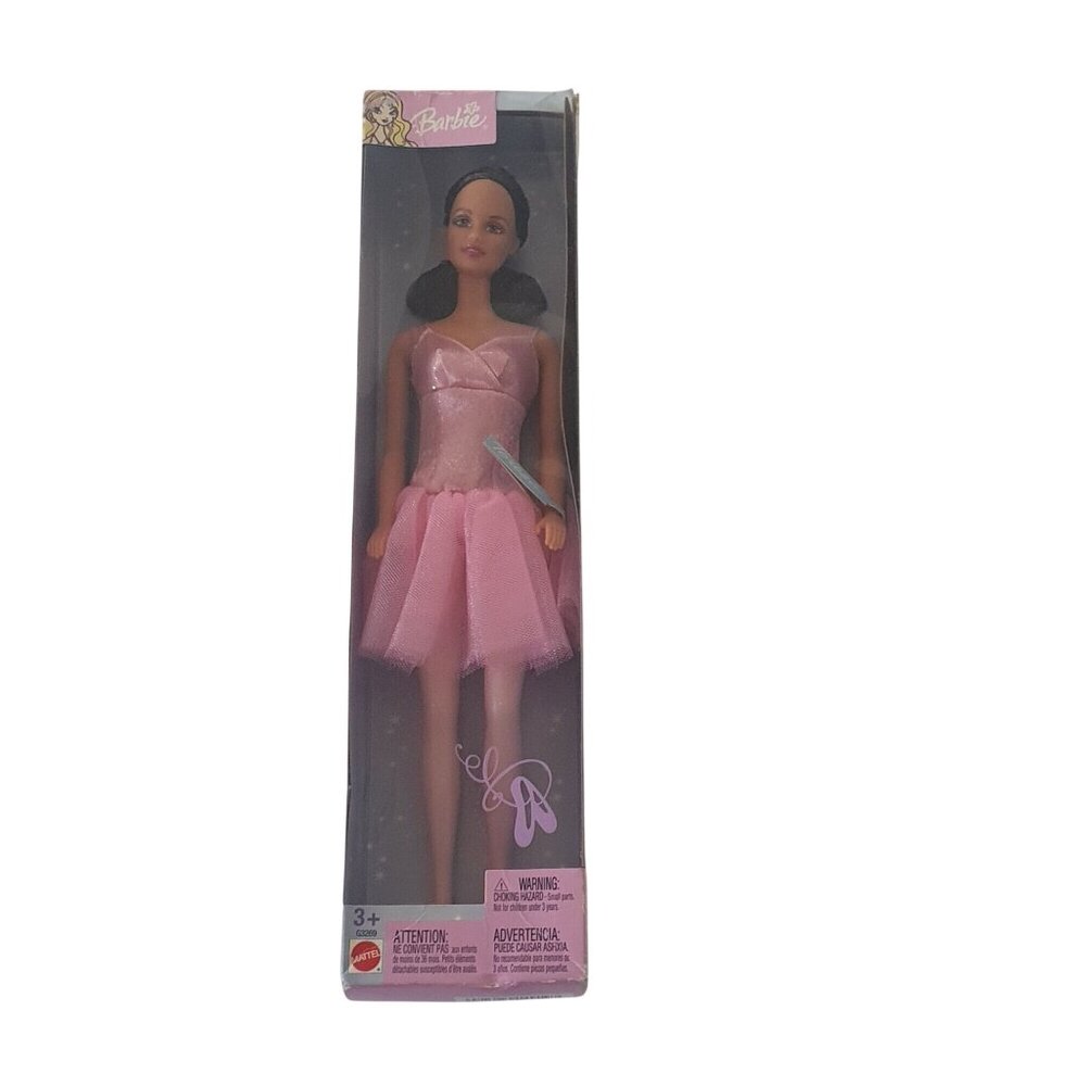 2003 Mattel Barbie Ballet Star Teresa Doll Ballerina Pink #G3269